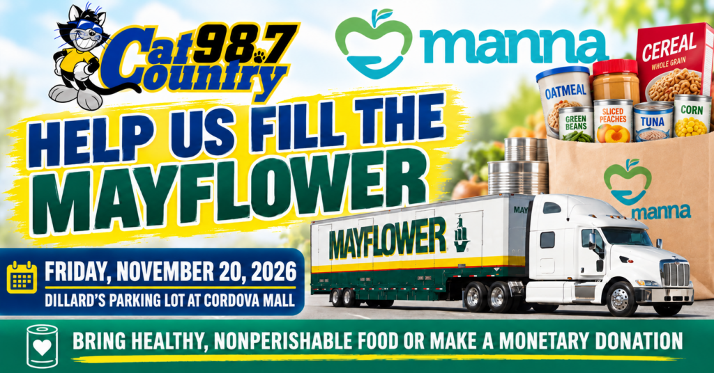 Fill the Mayflower 2026 in Pensacola | Cat Country 98.7