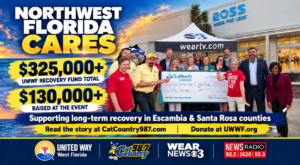 Northwest Florida Cares volunteers at Cordova Mall in Pensacola.